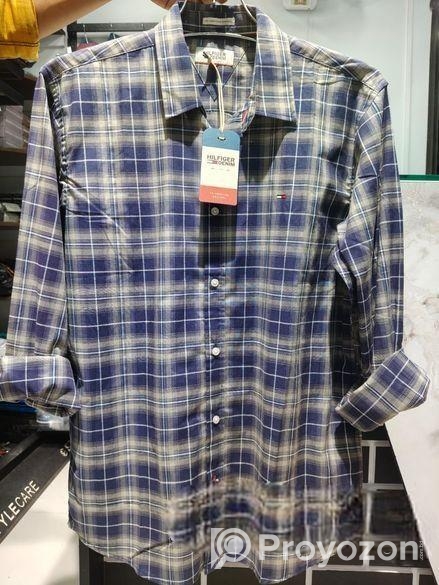 এক্সপোর্ট ব্র্যান্ড HILFIGER DENIM এর চ্যাক শার্ট