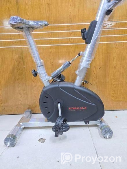 Magnetic exercise bicycle