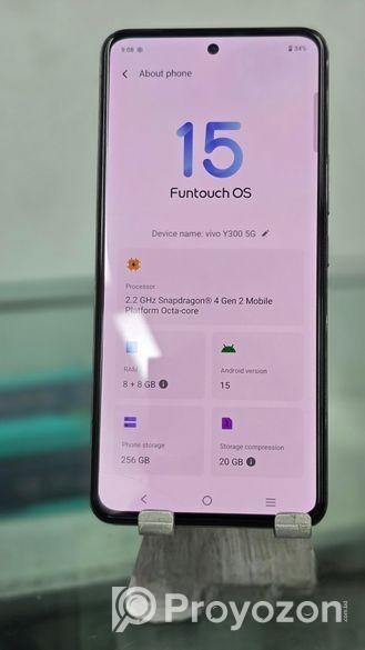 Vivo y300 5G 100% fresh (Used)