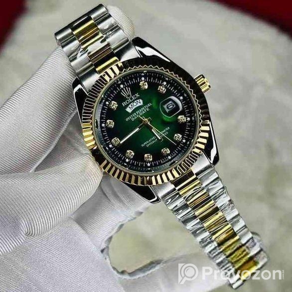 Rolex Quartz Movement Stainless Watch