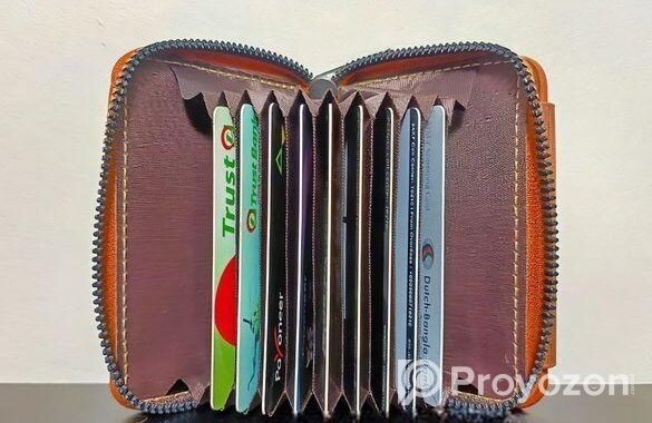 Compact PU Leather Men’s Wallet – Multi-Function C