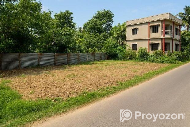 পিরোজপুর C.I. পাড়ায় মেইন রোডের পাশে ১০ শতাংশ জমি ব