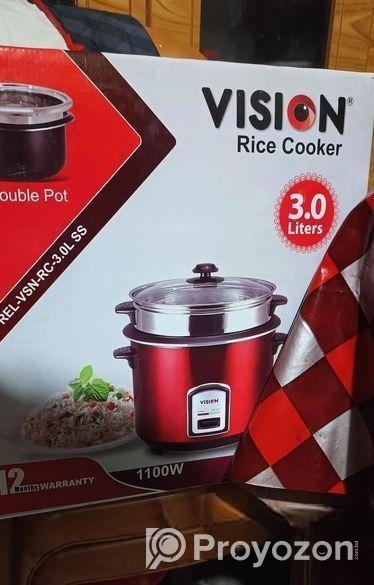 ভিশন রাইস কুকার ৩ লিটার ১১০০ ওয়াট