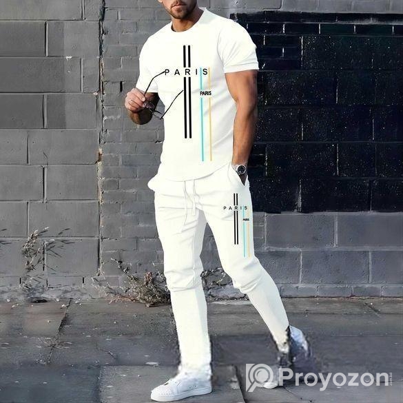 Mas T-shirt & Full Pant Set