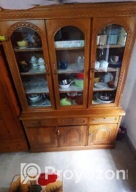 সেগুন কাঠের শোকেস