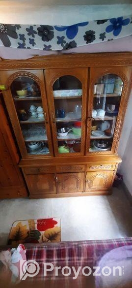 সেগুন কাঠের শোকেস