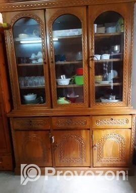 সেগুন কাঠের শোকেস