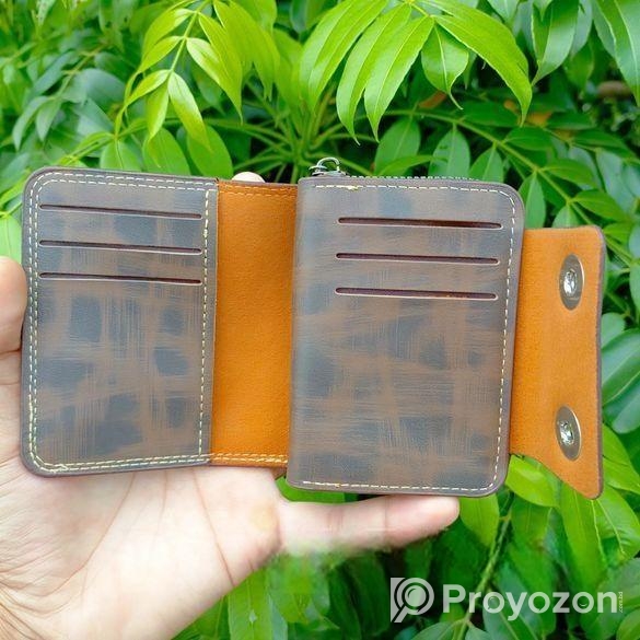 Multi-function Men’s Pu Leather Card Holder Wallet