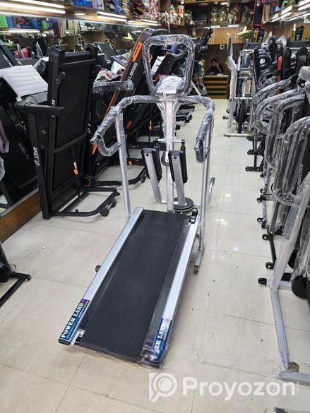 Best quality foldable 6 in 1 manual treadmill