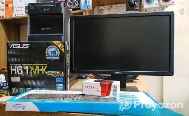 intel 1000gb Hdd-4gb ram 19”led-with warranty 1yea