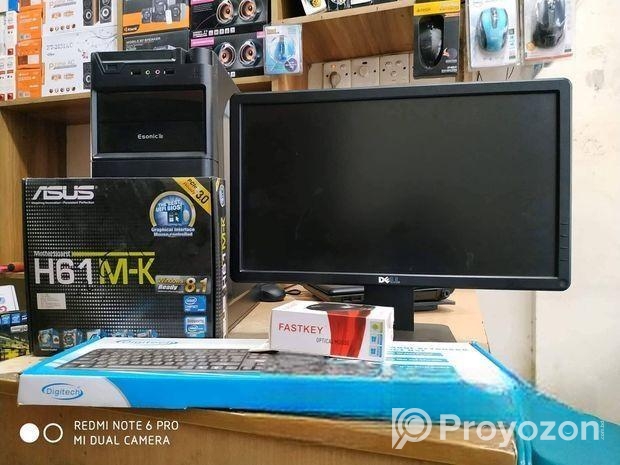 intel 1000gb Hdd-4gb ram 19”led-with warranty 1yea