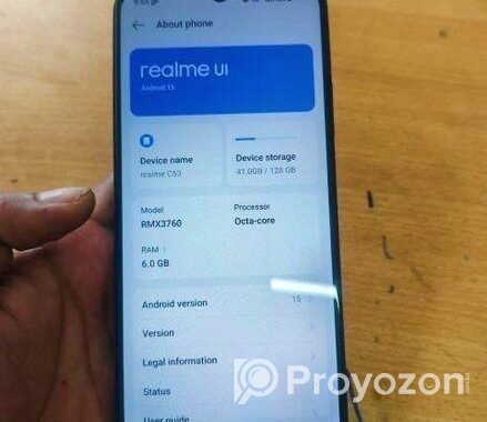 Realme C53 6/128gb (Used)