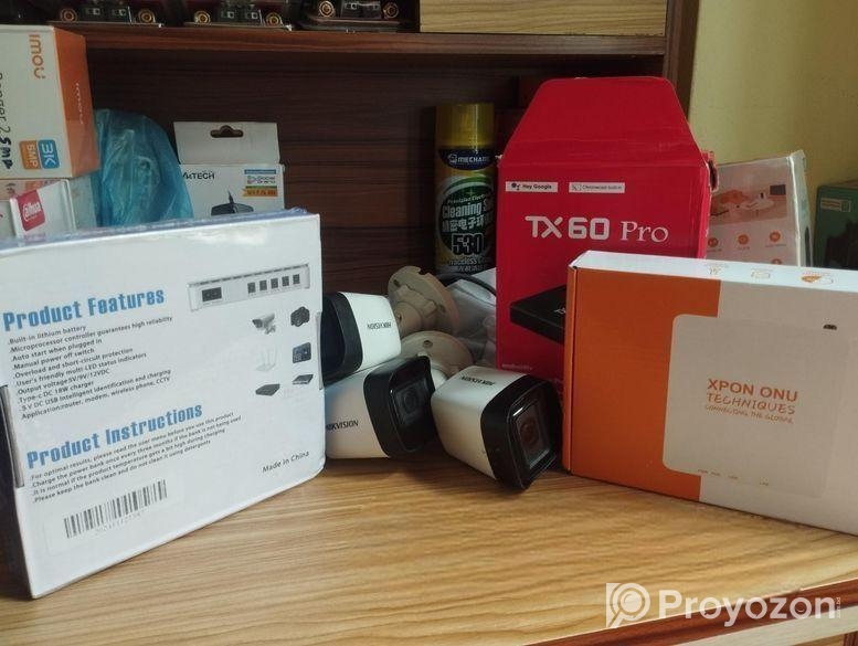 নেটওয়ার্কিং, সি.সি.ক্যামেরা ও সার্ভিস