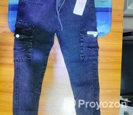 Twill Mens 6 Pocket Cargo Joggers