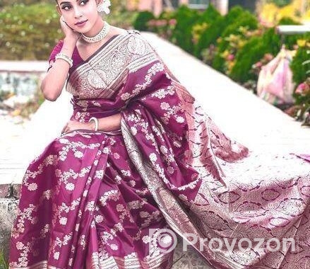 Indian Soft Katan Sharee