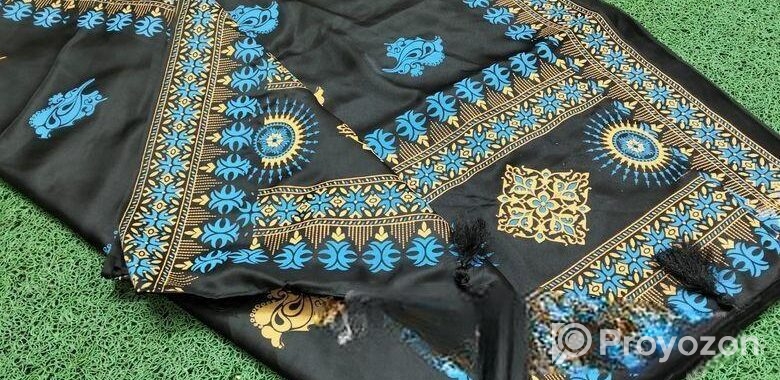 বধুয়া বেনারশী প্রিন্ট শাড়ী