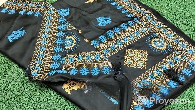 বধুয়া বেনারশী প্রিন্ট শাড়ী