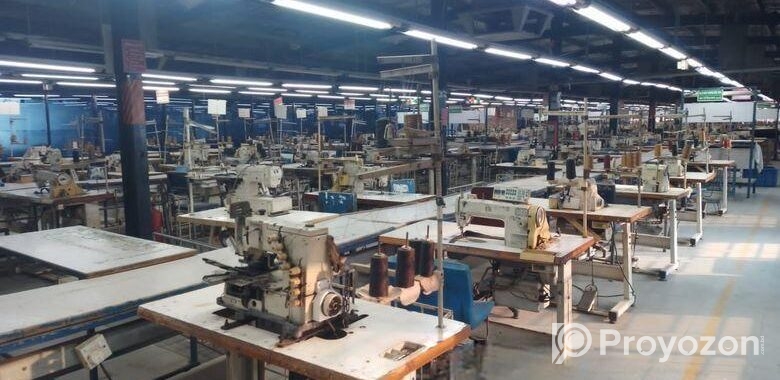 66000sqft 13 line over factory for rent with machi
