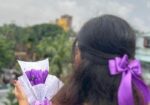 Tulip Flower Bouquet| Made with Ribbon