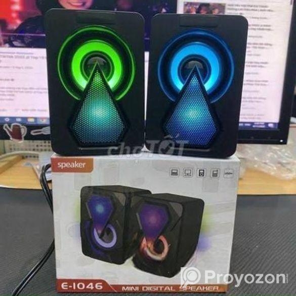 2.0 RGB Gaming E-1046 Speaker