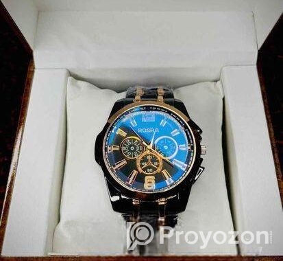 Rosra Men’s Stainless Steel Fashion Watch For Men