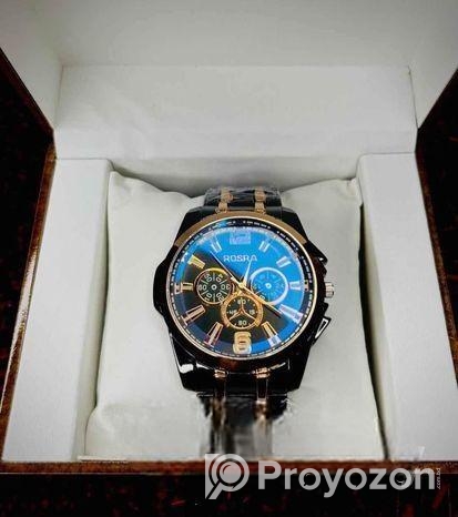 Rosra Men’s Stainless Steel Fashion Watch For Men