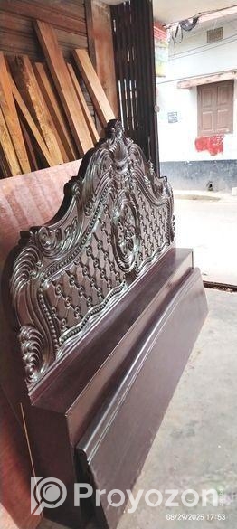 Bed মেহেগুনি সার কাঠের খাট–প্রথম কলেই10% ডিসকাউন্ট