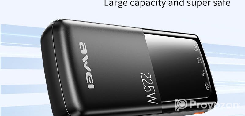 Awei P13K 22.5W PD Fast Charging Power Bank – ২০০০০mAh