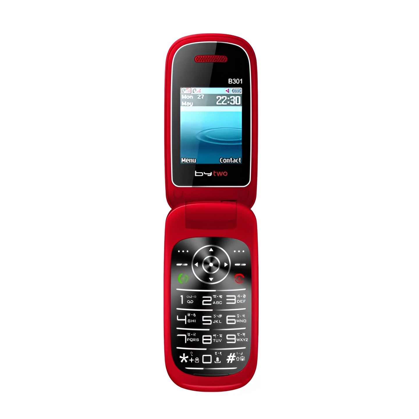 Bytwo 301 Folding Phone Dual SIM (Red)