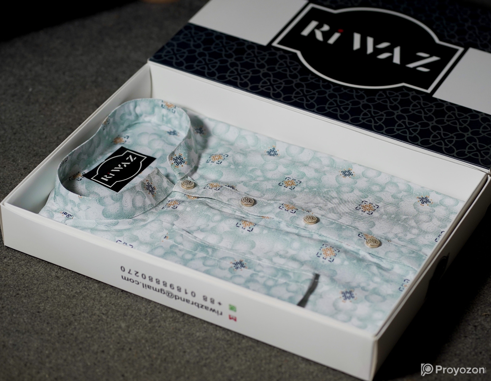 Premium Cotton Print Panjabi