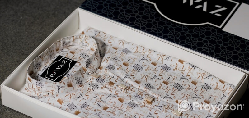 Premium Cotton Print Panjabi