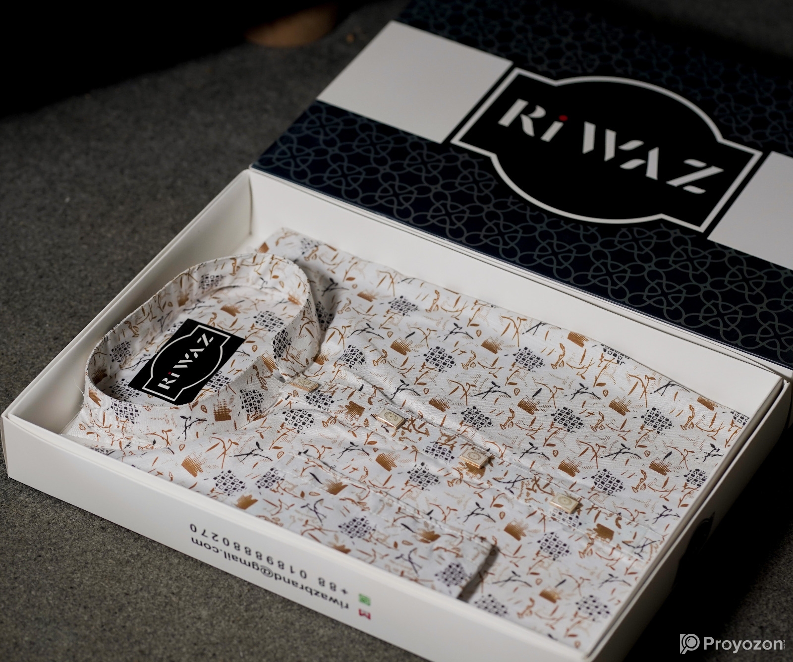 Premium Cotton Print Panjabi