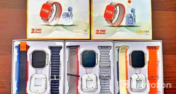 D100 Smart Watch & Ultrapods Max