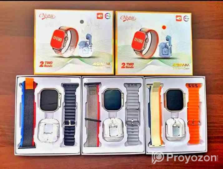 D100 Smart Watch & Ultrapods Max