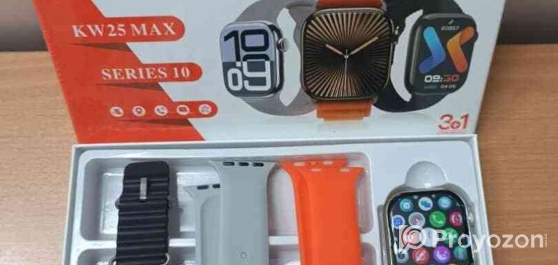KW25 MAX Smart Watch | 1.91″ HD Display | Bluetooth Calling | 10