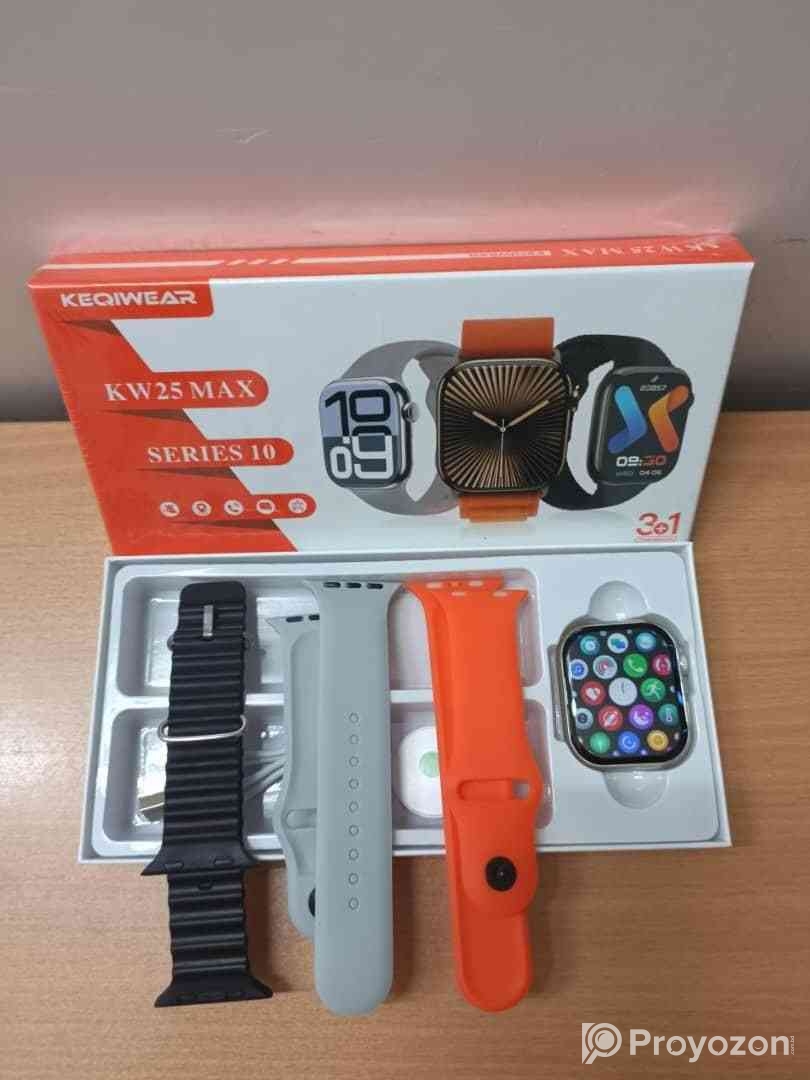 KW25 MAX Smart Watch | 1.91″ HD Display | Bluetooth Calling | 10