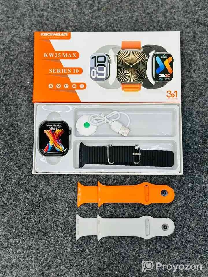 KW25 MAX Smart Watch | 1.91″ HD Display | Bluetooth Calling | 10
