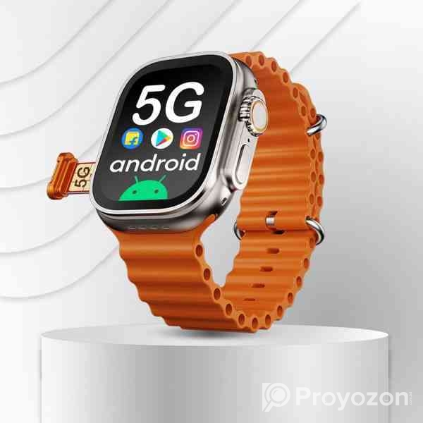 Ultra S9 5G Android Dual Camera Sim Supported Smart Watch 8-128