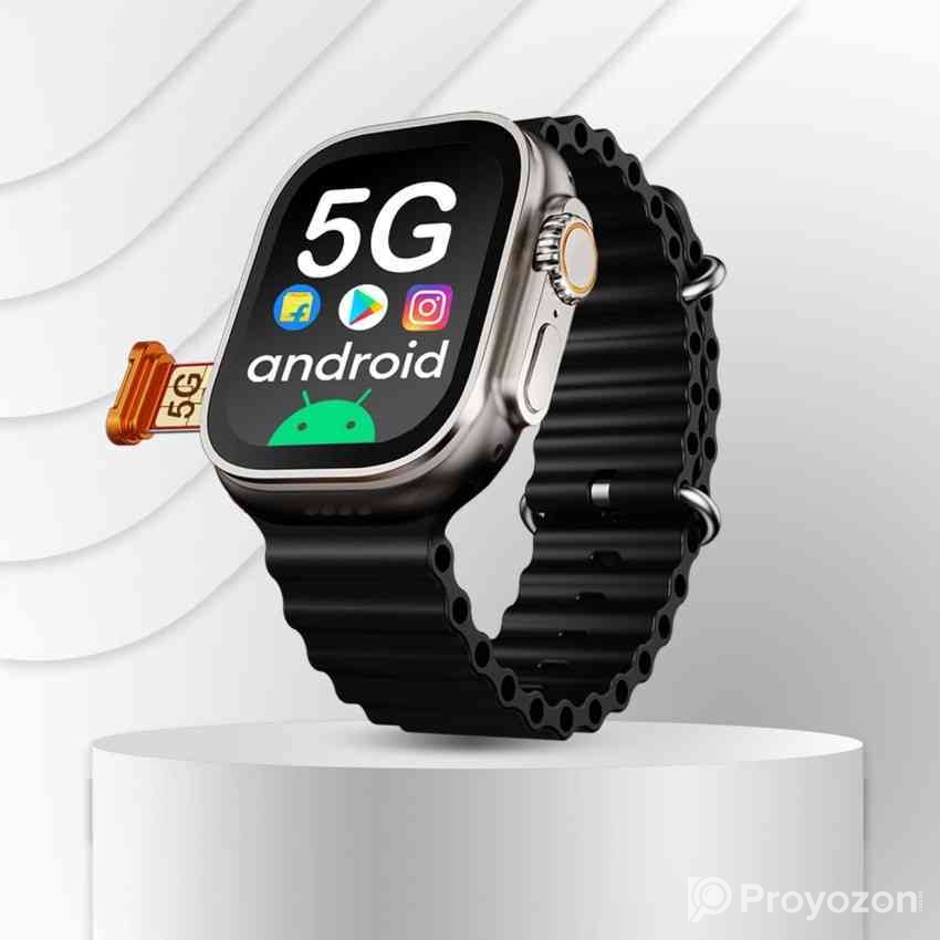 Ultra S9 5G Android Dual Camera Sim Supported Smart Watch 8-128