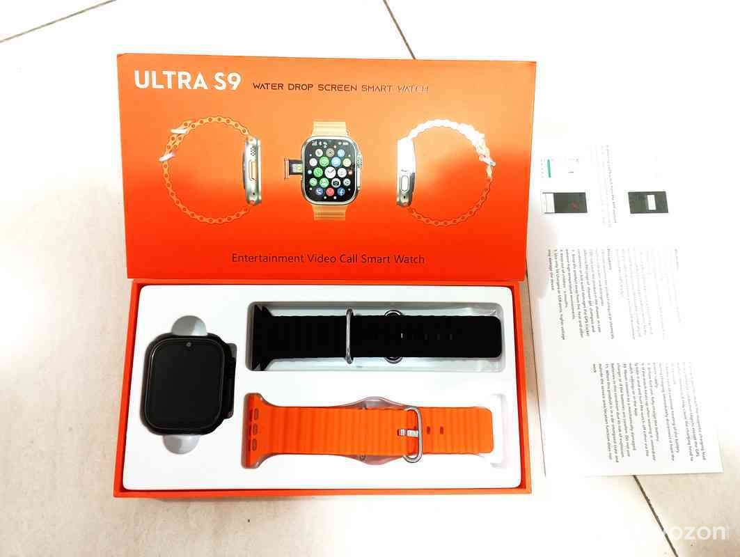 Ultra S9 5G Android Dual Camera Sim Supported Smart Watch 8-128