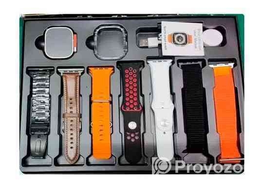 DT900 Ultra 9 Smart Watch (Strap 7+1 cover ) ( Golden Color Editi