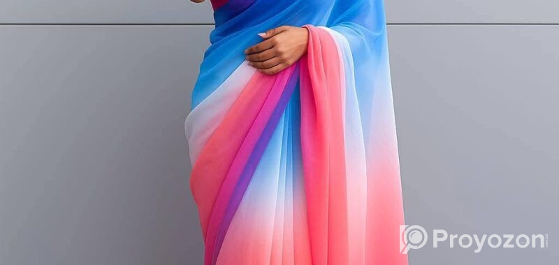 Rongdhonu Georgette sharee