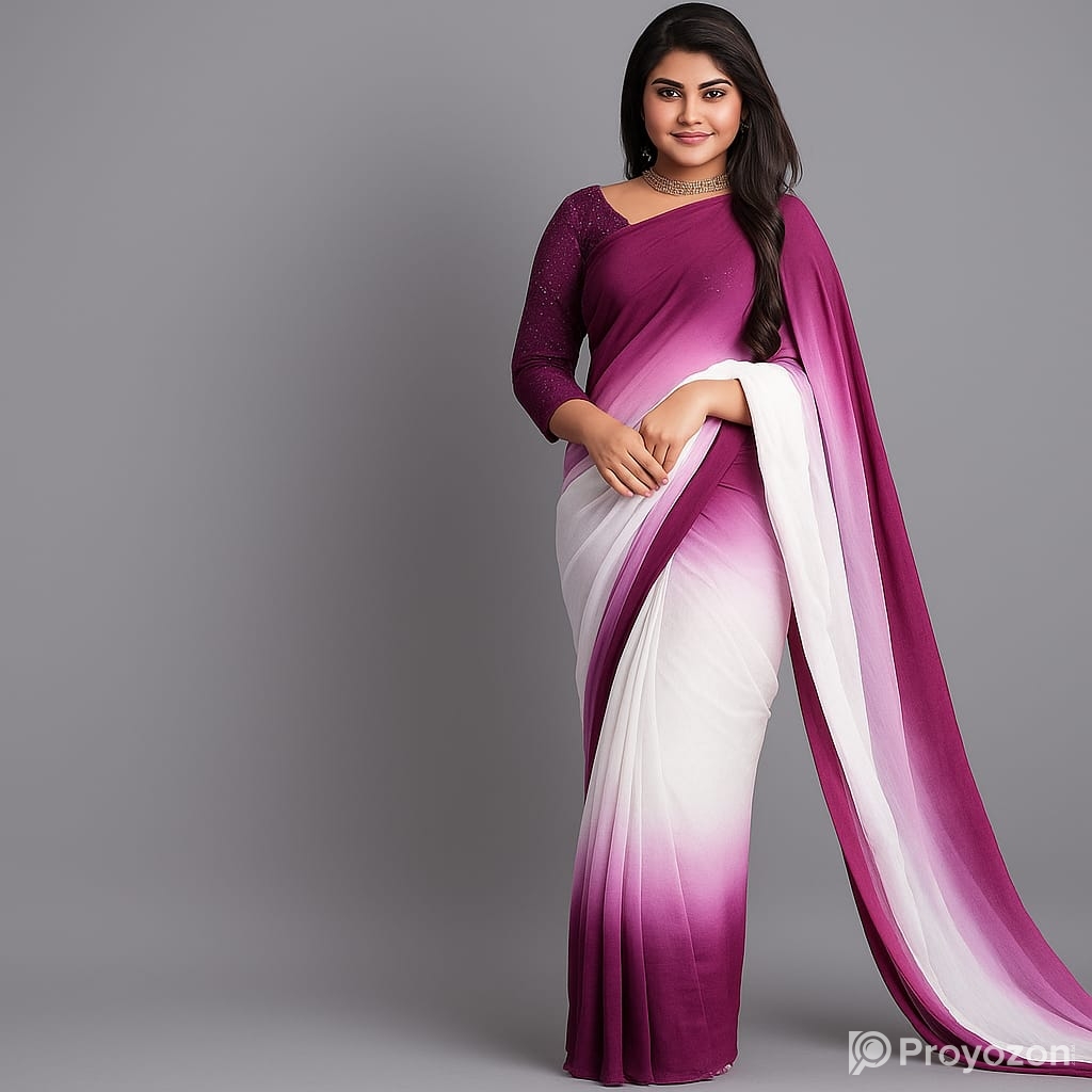 Rongdhonu Georgette sharee