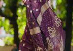 Semi Moslin Sharee with Blouse Piece