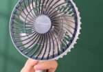 JYSUPER JY-2218 Mini Charger Fan এক চার্জে চলবে 10 ঘণ্টা  Batte