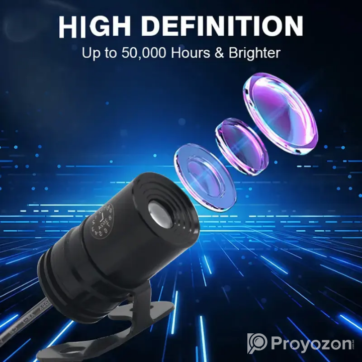 Projector lane safety light