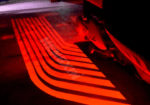 Projector lane safety light