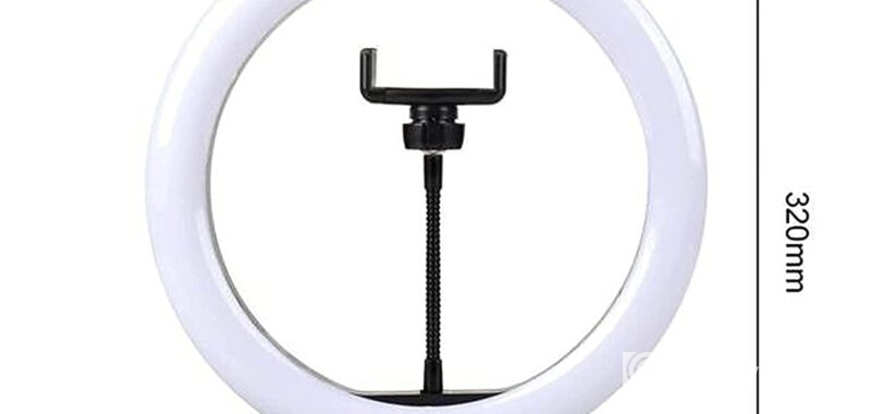 6 Fit Tripod Stand +10″ Ring Light + K9 Microphone Combo Ask for
