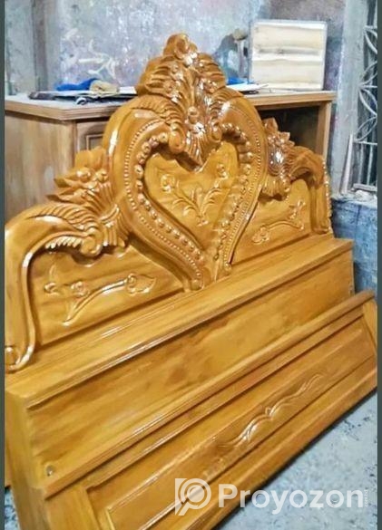 আকাশমনি কাঠের খাট ছয় ভাই সাত ফিট বিক্রয় করব