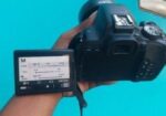 canon 800D with 50mm prime lens 1.8..